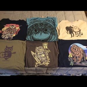 Owl T-shirts and other animals.